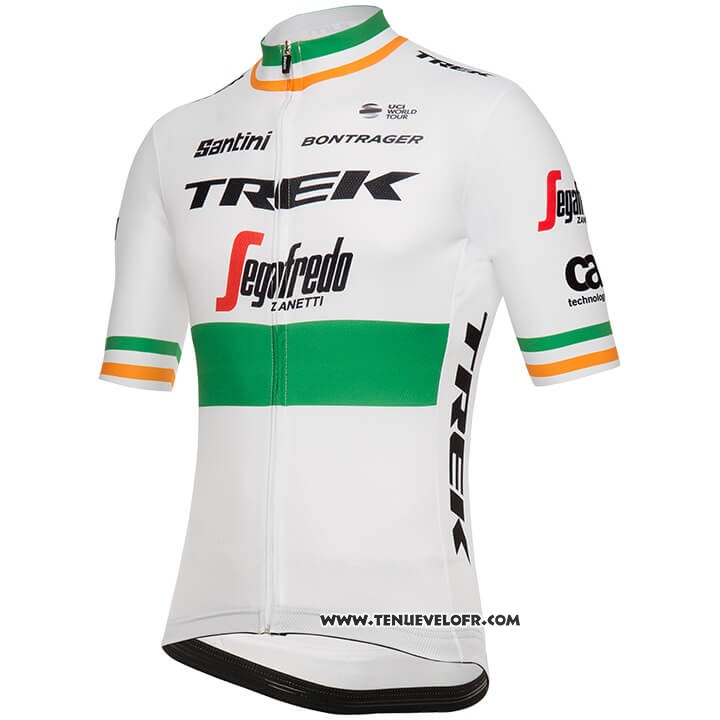 2018 Maillot Ciclismo Trek Segafredo Champion Irlande Manches Courtes et Cuissard
